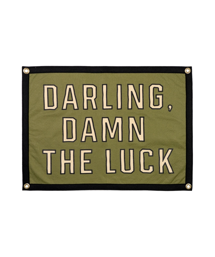 Damn The Luck Camp Flag